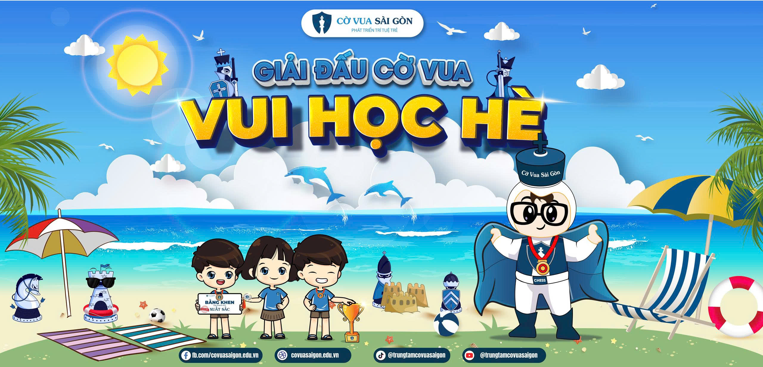 Giải đấu vui học hè cờ vua sài gòn 2025